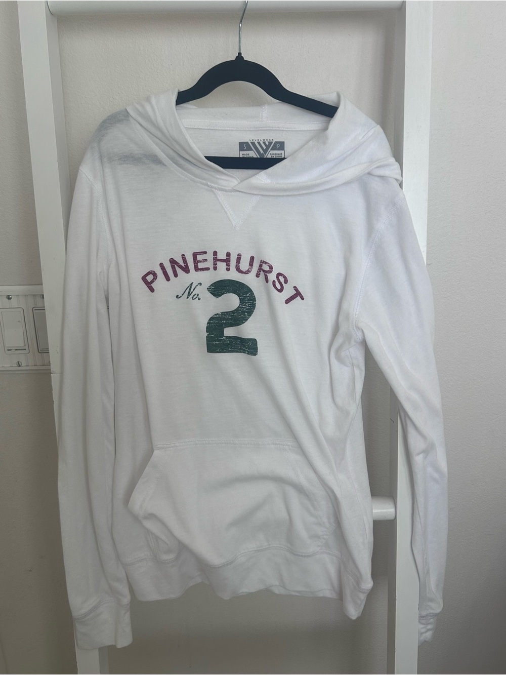 White Pinehurst No. 2 Pullover Hoodie -Golf